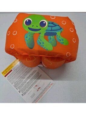 Bestway Kids Puddle Jumper Life Jacket 33-55lbs Nylon Life Vest Turtle NWT